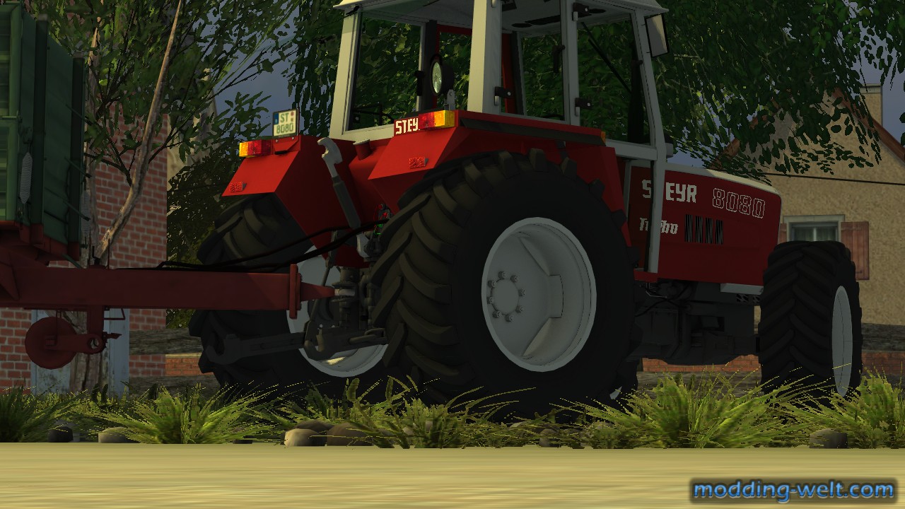 Steyr 8080 Turbo neu bereift :D