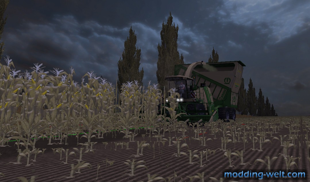 harvest corn for silage