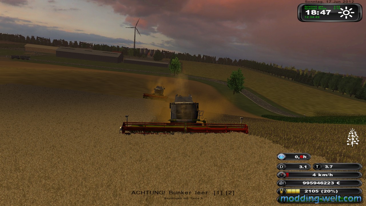 HappyPlace V3 Rapsdreschen mit Lexiom 750