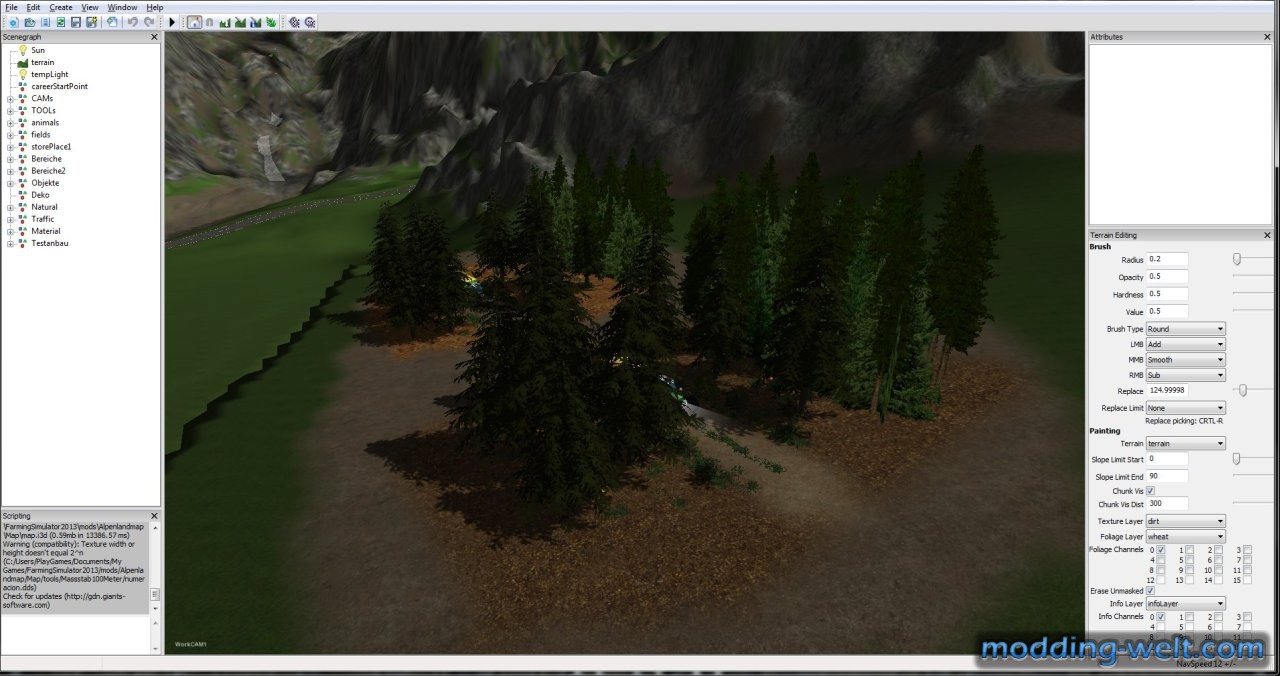 [W.I.P] Alpenforst by Madjack - Testaufbau