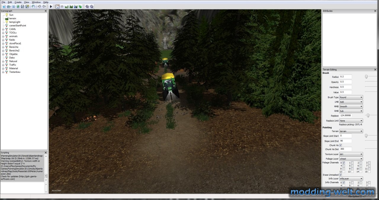 [W.I.P] Alpenforst by Madjack - Testaufbau
