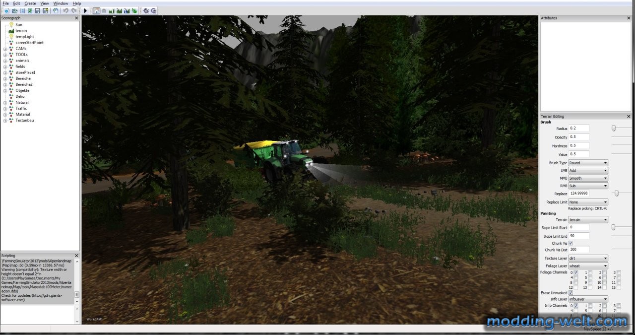 [W.I.P] Alpenforst by Madjack - Testaufbau