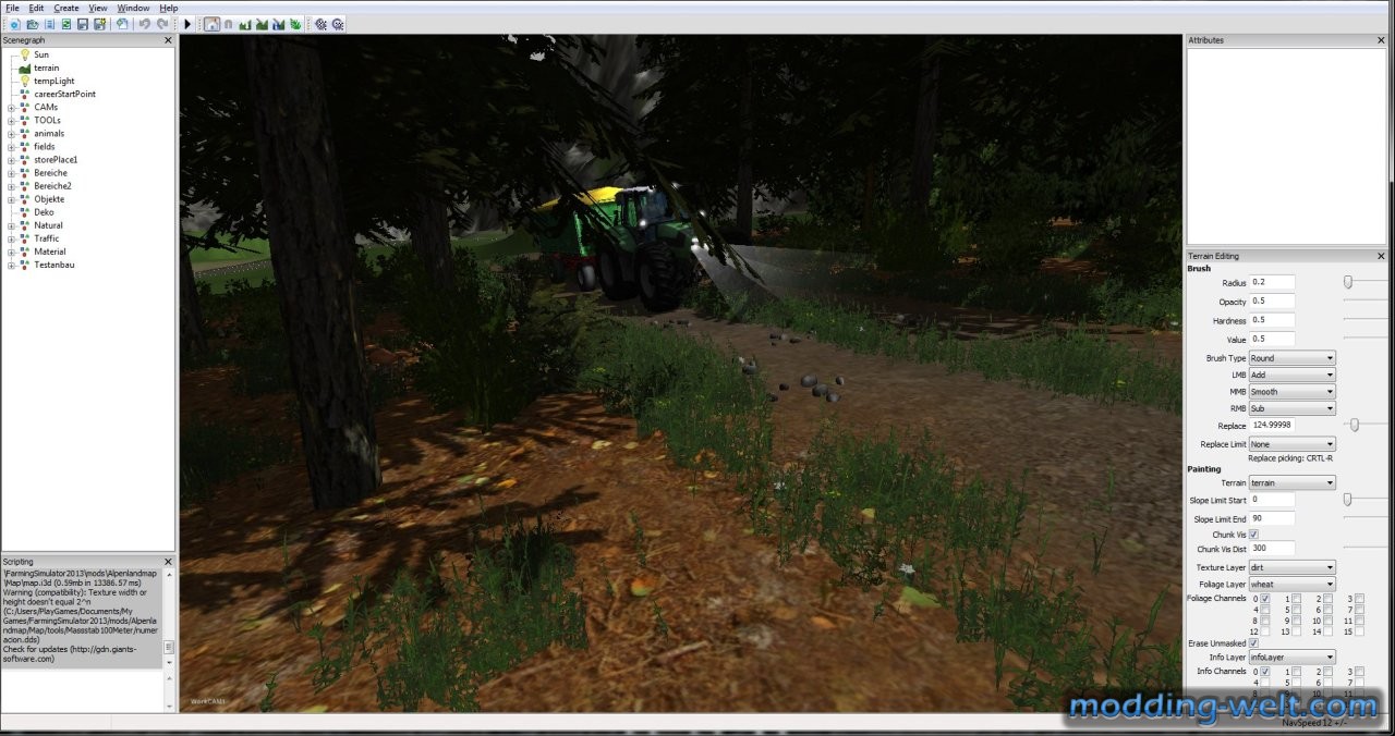 [W.I.P] Alpenforst by Madjack - Testaufbau