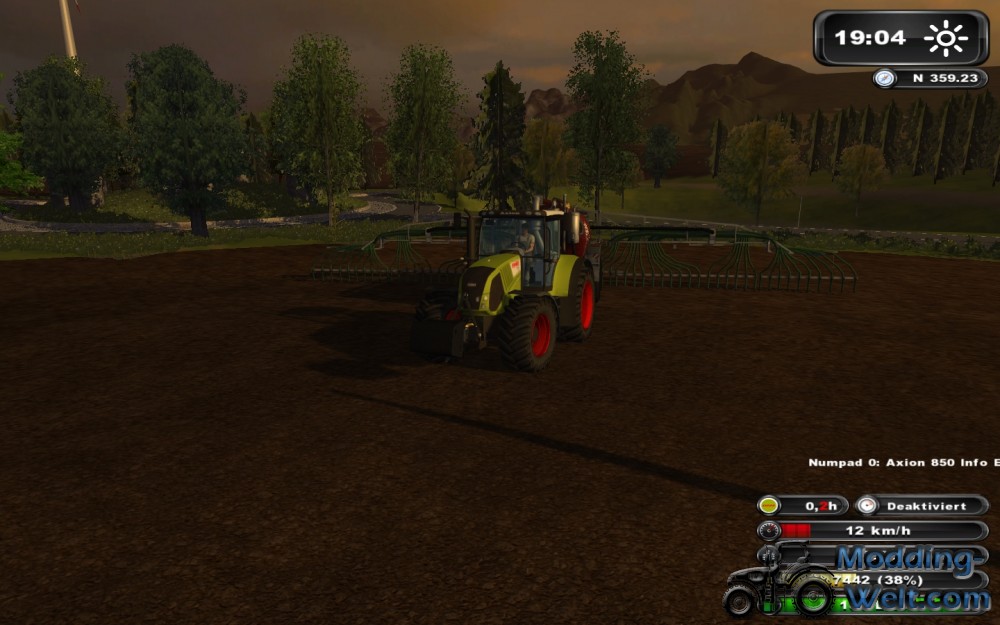 Gülle ausbringen mit Claas in Homfeld
