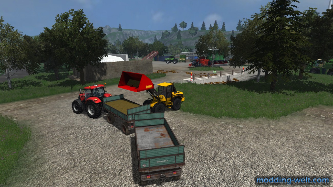 Silage verladen für die BGA