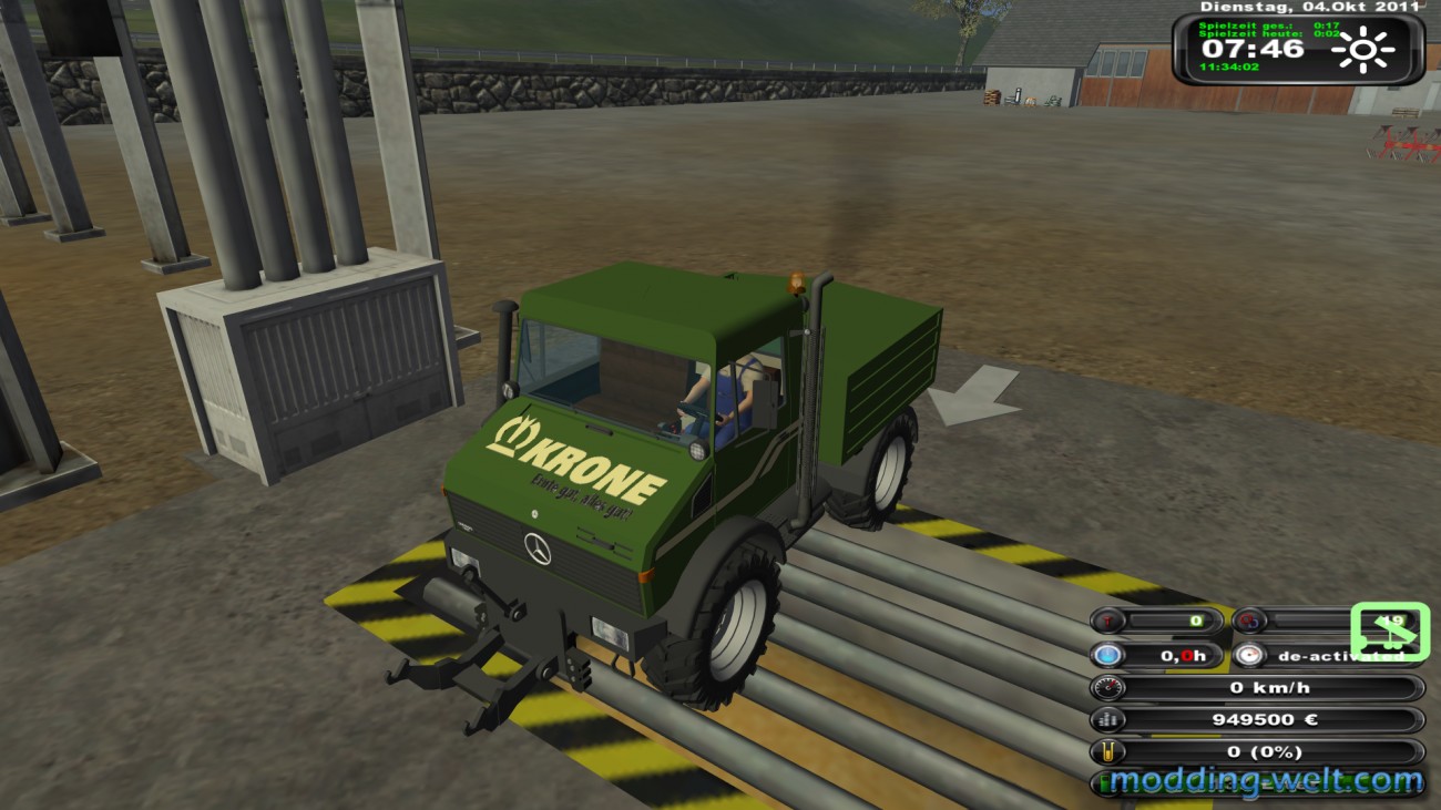 MB 1600 Unimog im Krone Skin