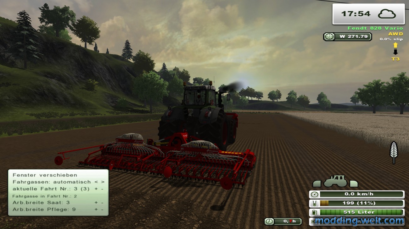 Kverneland NGS mit DrivingLaneScript