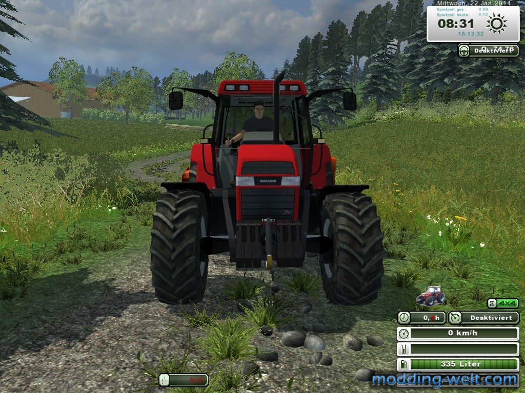 Case IH 5150 mit neuen Frontgewichte
