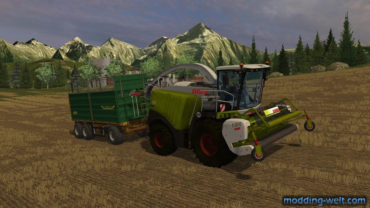 Korrekturarbeiten -  Claas Jaguar 980 und Claas PU 380