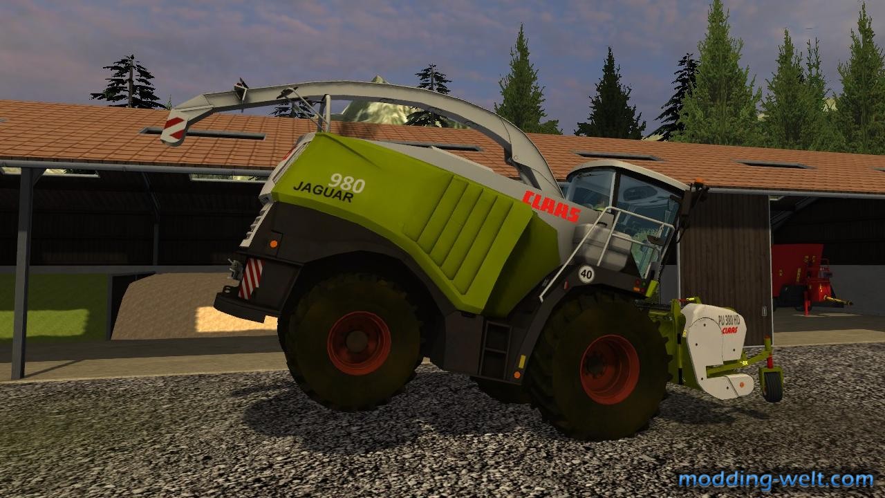 Korrekturarbeiten -  Claas Jaguar 980 und Claas PU 380