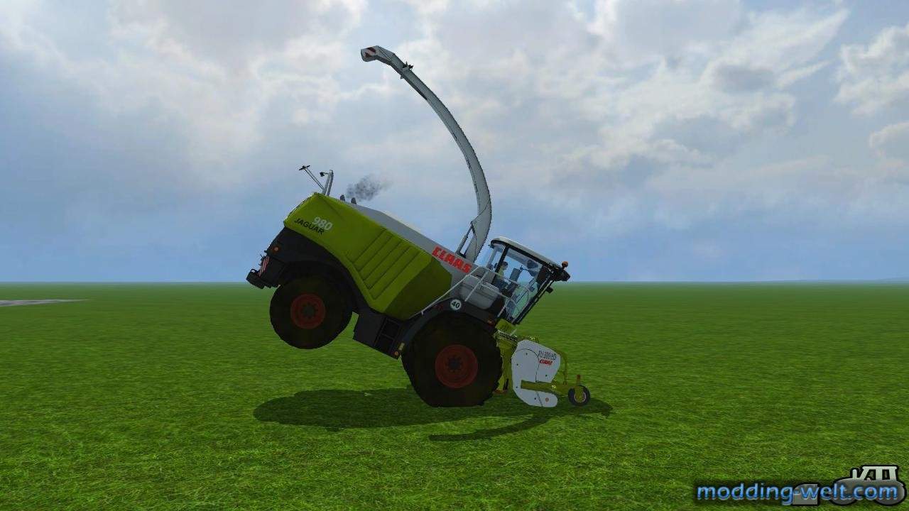 Korrekturarbeiten -  Claas Jaguar 980 und Claas PU 380