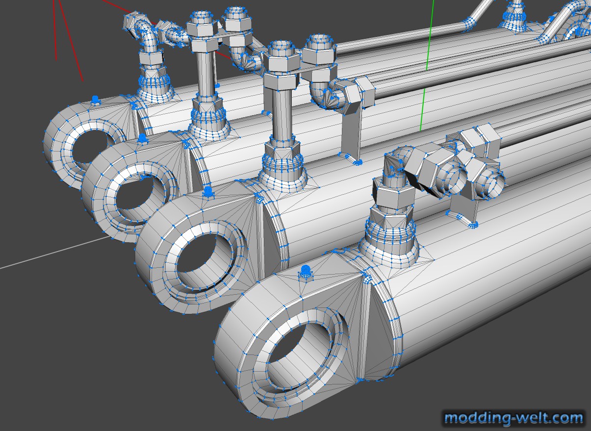 Diverse Hydraulikzylinder