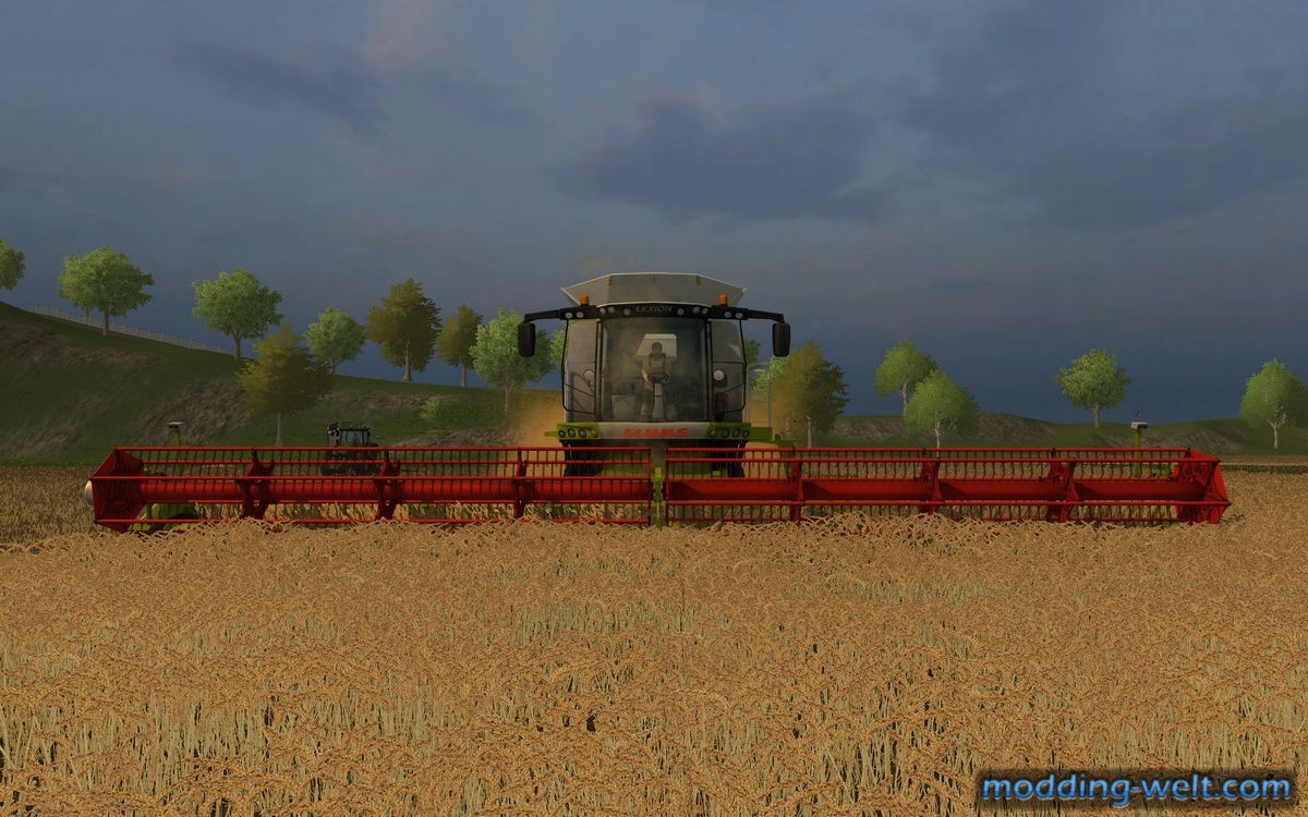 Lexion 780 TT beim Weizen dreschen