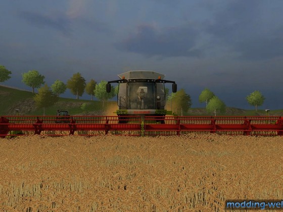 Lexion 780 TT beim Weizen dreschen