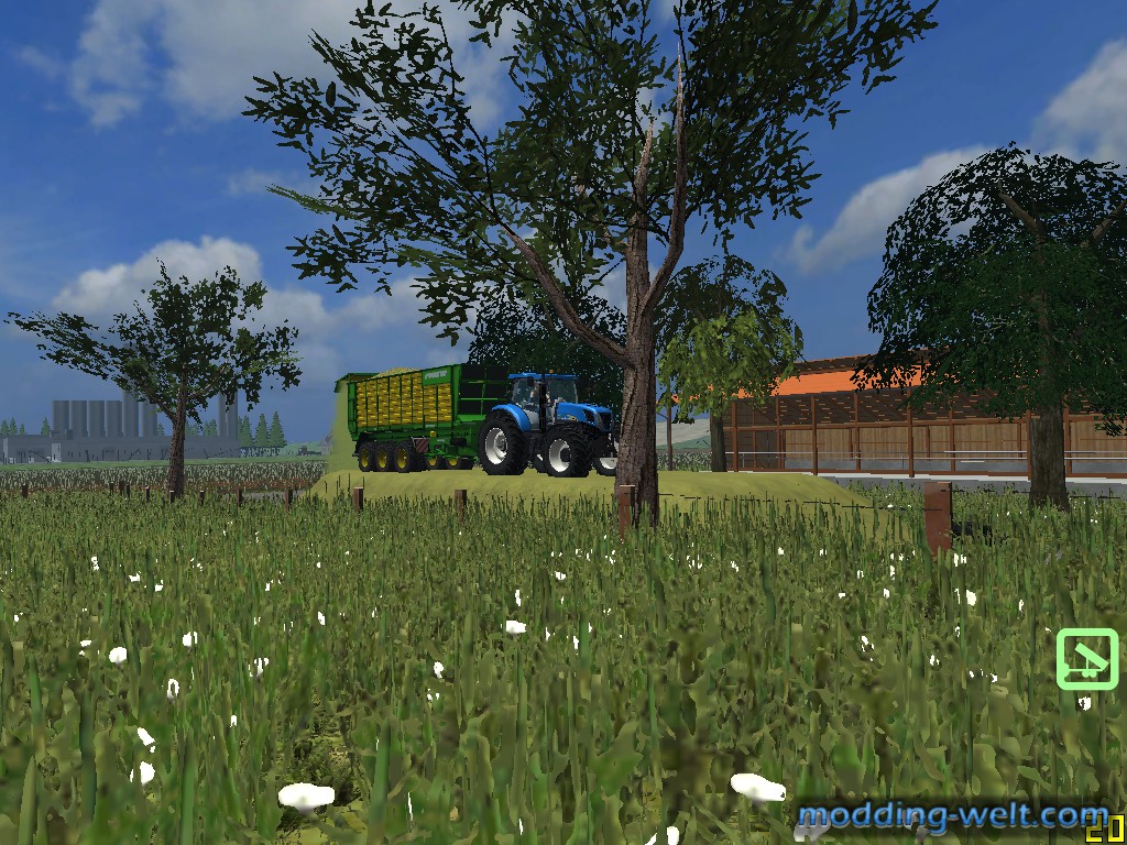 Mais Silage auf der Donauinsel