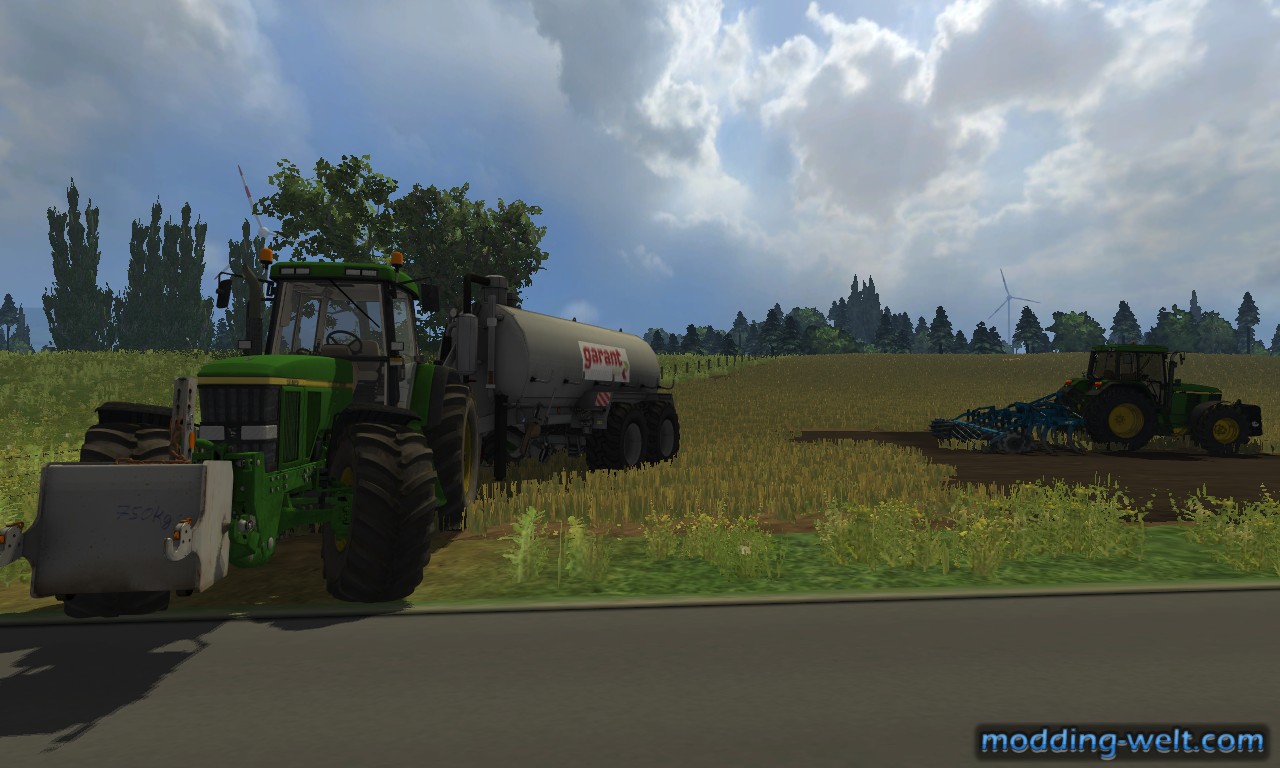 Gülle fahren mit John Deere :)