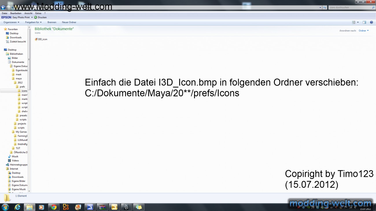 maya I3D Exporter Installieren