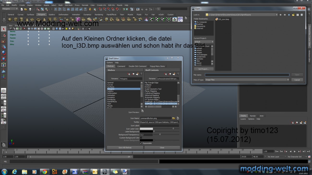 maya I3D Exporter Installieren
