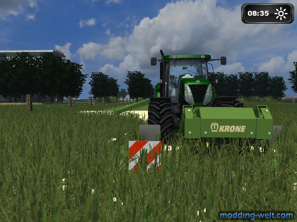 T7030 und Krone Mähkombi (by Ifko)