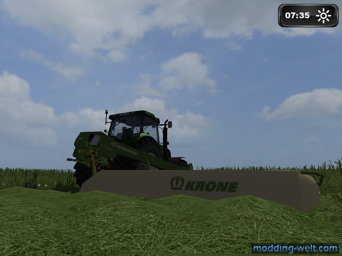 T7030 und Krone Mähkombi (by Ifko)