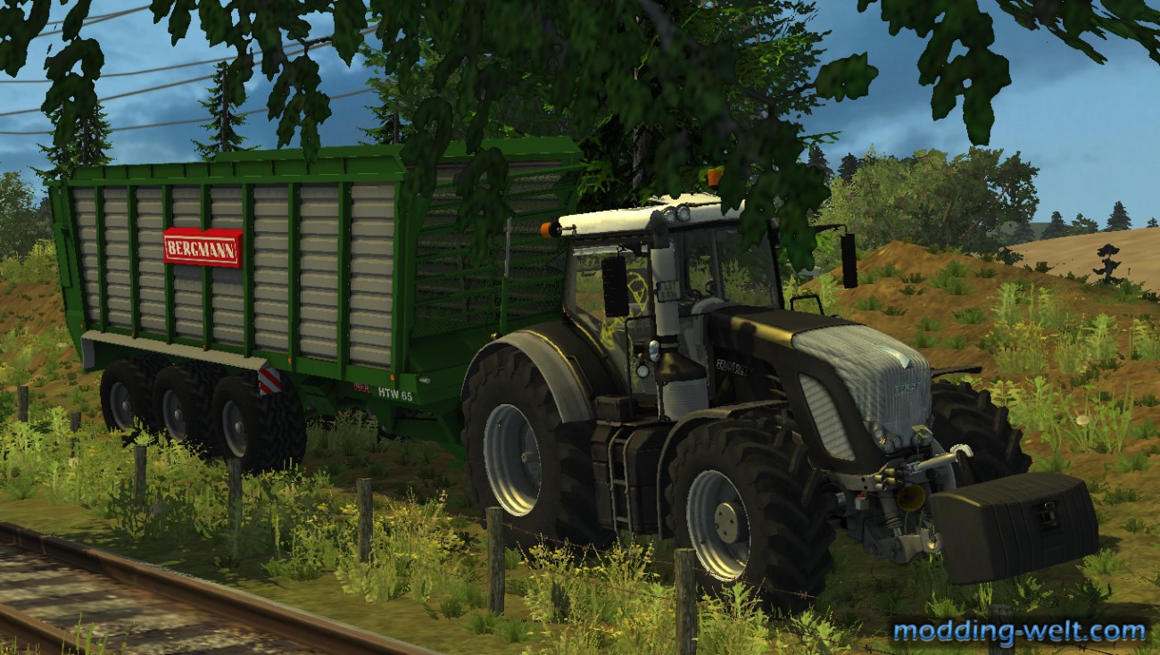 Fendt 927 mit Klappbarer Rul.