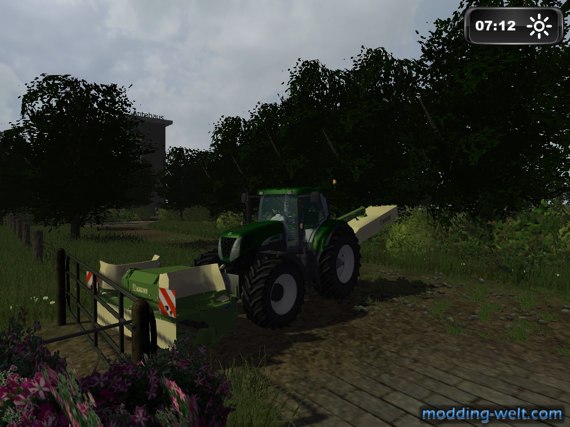 T7030 und Krone Mähkombi (by Ifko)