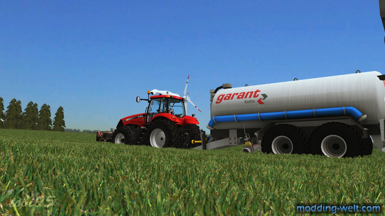 Case IH Magnum 340 mit Kotte Garant am Flüssigdünger ausbringen