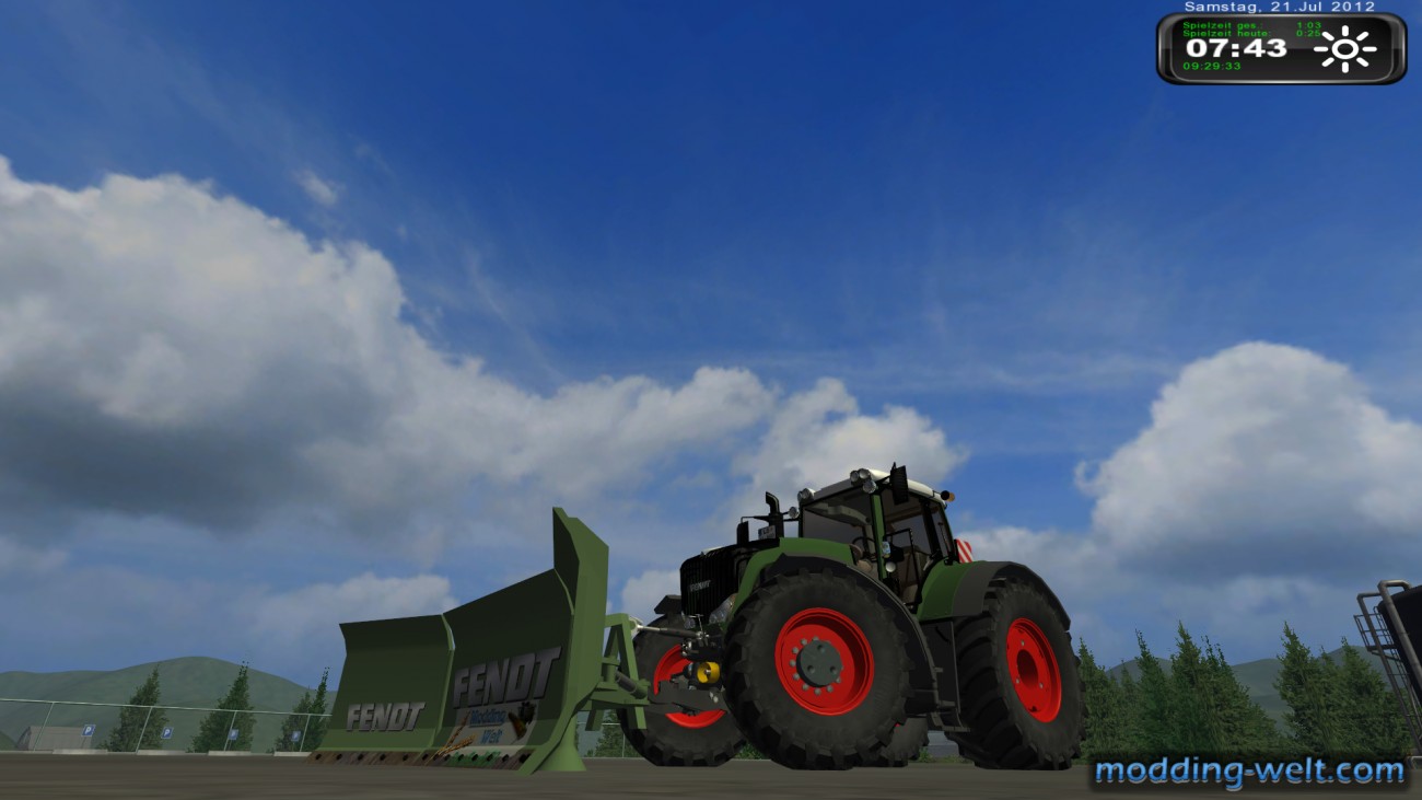 Silageschild im Fendt Skin...