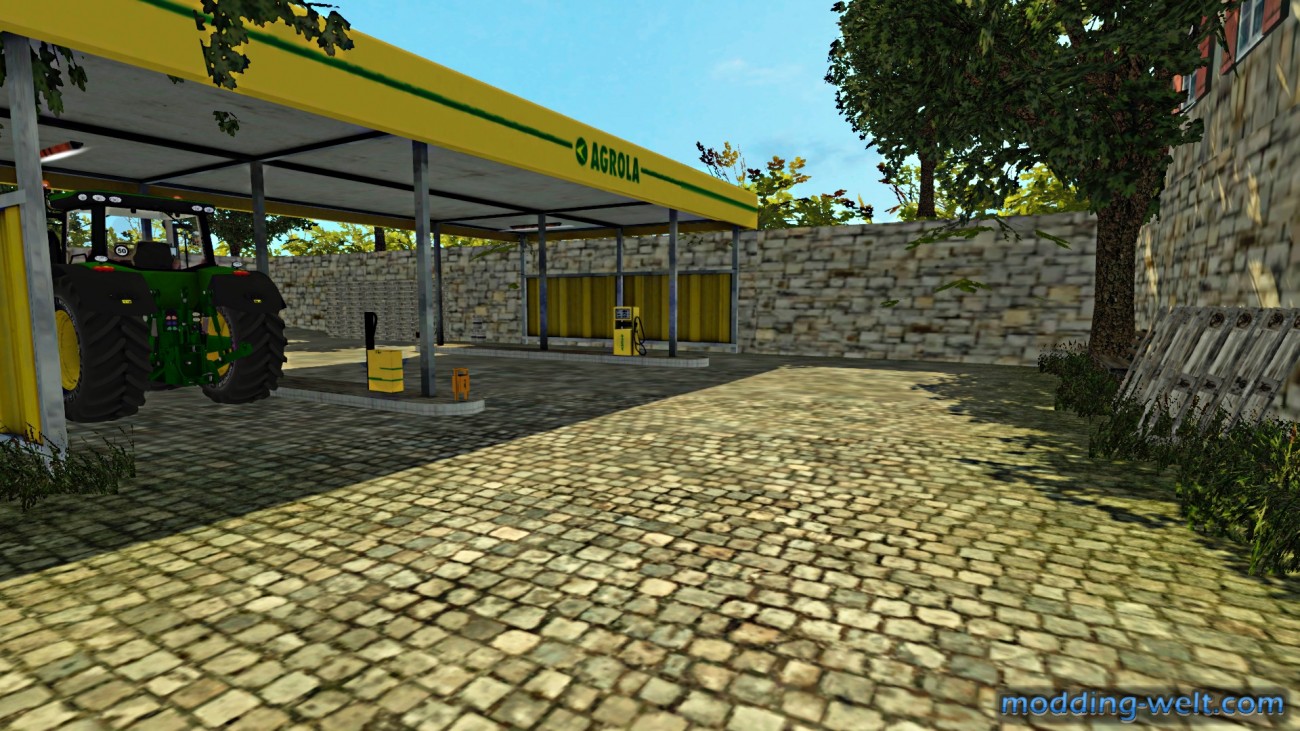 Agrola Tankstelle auf der Neuhausen eingebaut