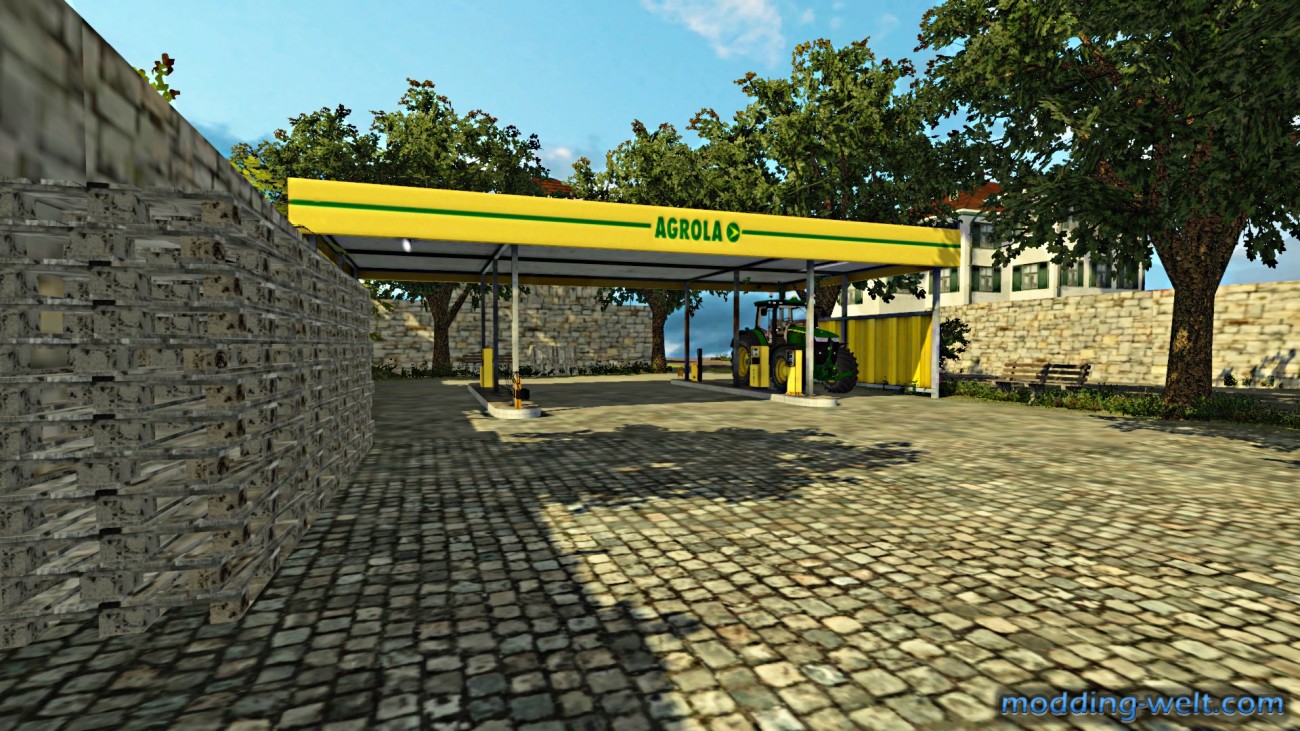 Agrola Tankstelle auf der Neuhausen eingebaut