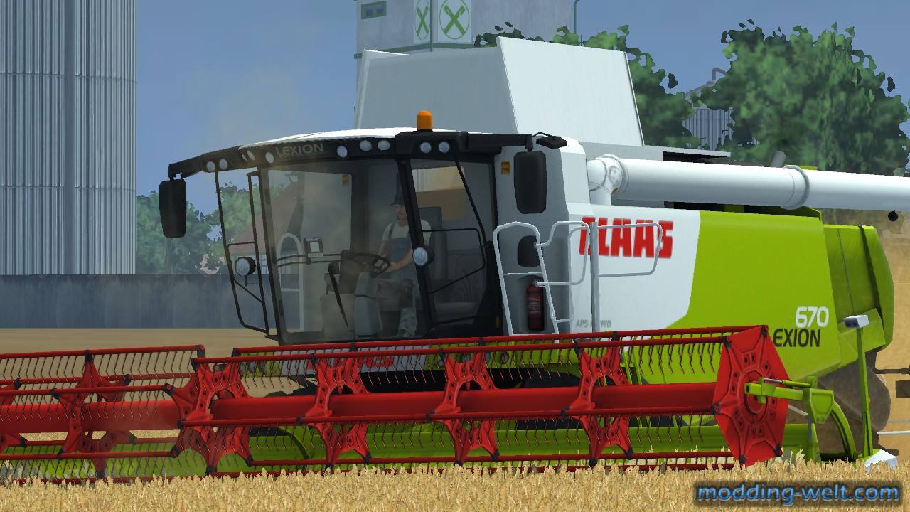 Dreschen mit Claas Lexion 670