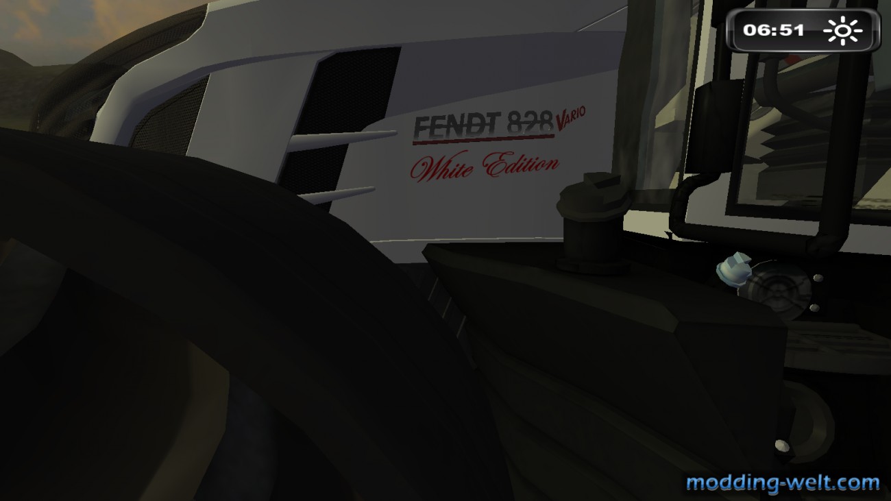 Fendt 828 Vario White Edition