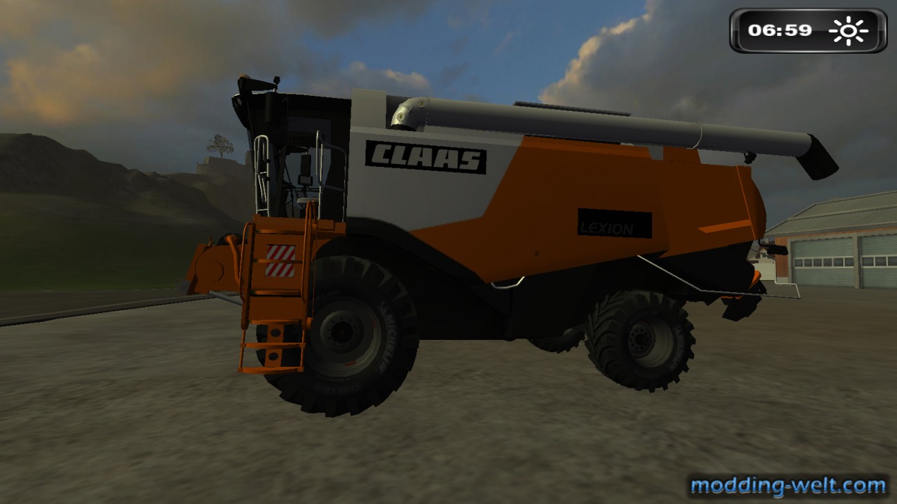 Claas Lexion 750 orange