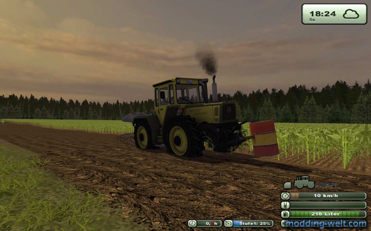 MB Trac 1600 V3 mit Pflugmod