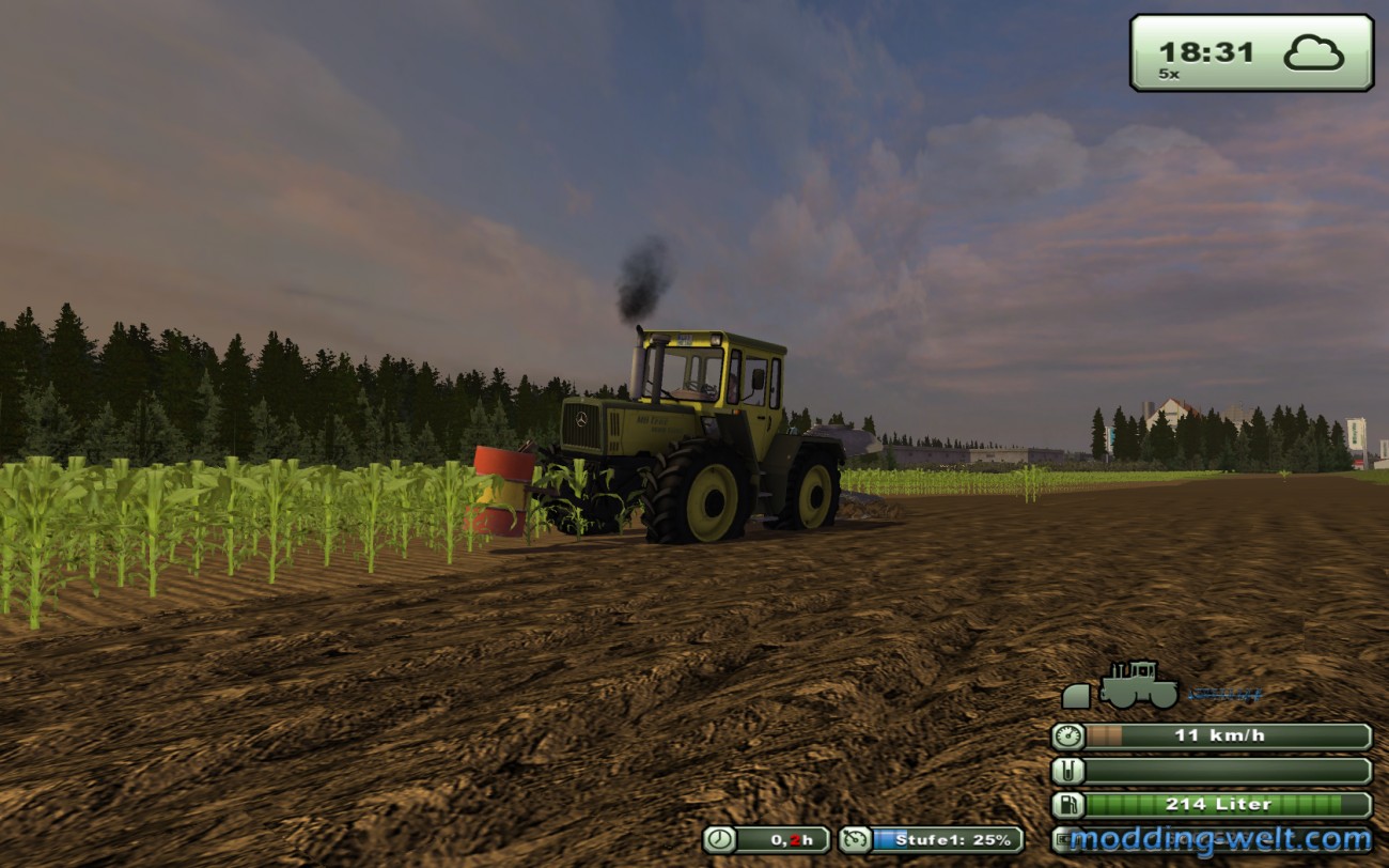 MB Trac 1600 V3 mit Pflugmod