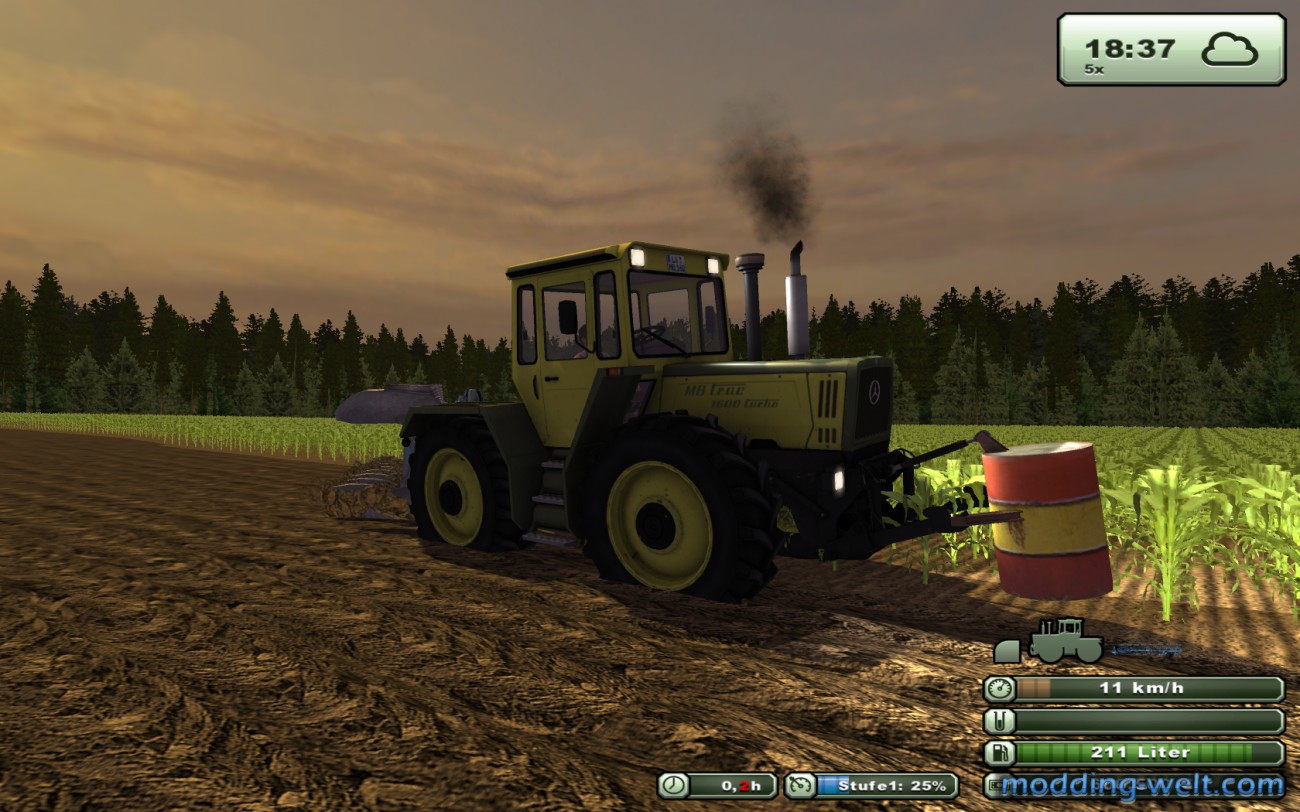 MB Trac 1600 V3 mit Pflugmod