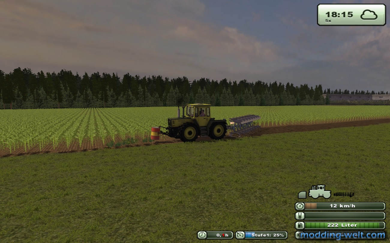 MB Trac 1600 V3 mit Pflugmod