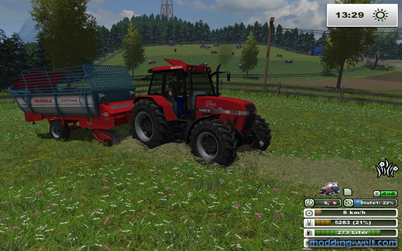 Maxxum am Ladewagen