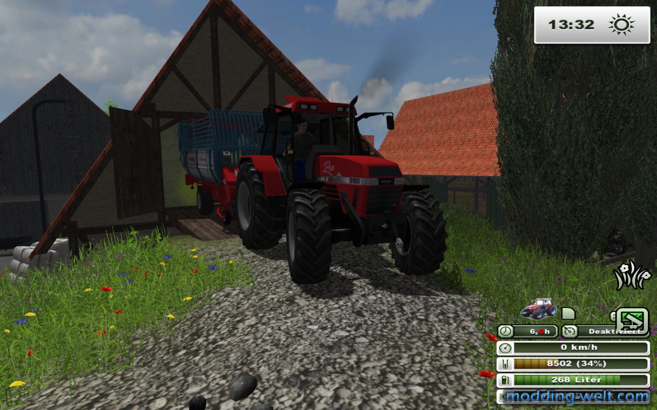 Maxxum am Ladewagen