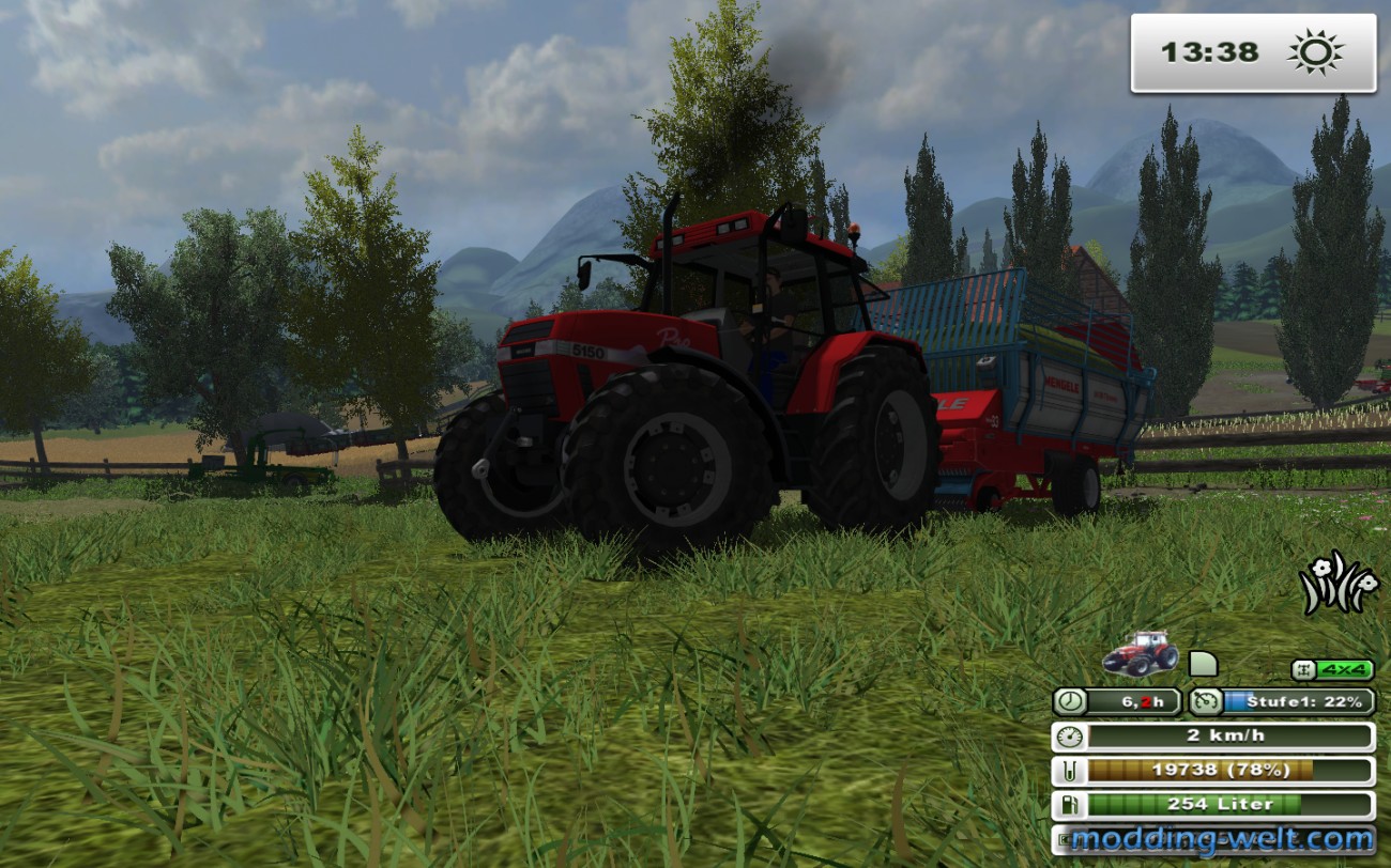Maxxum am Ladewagen