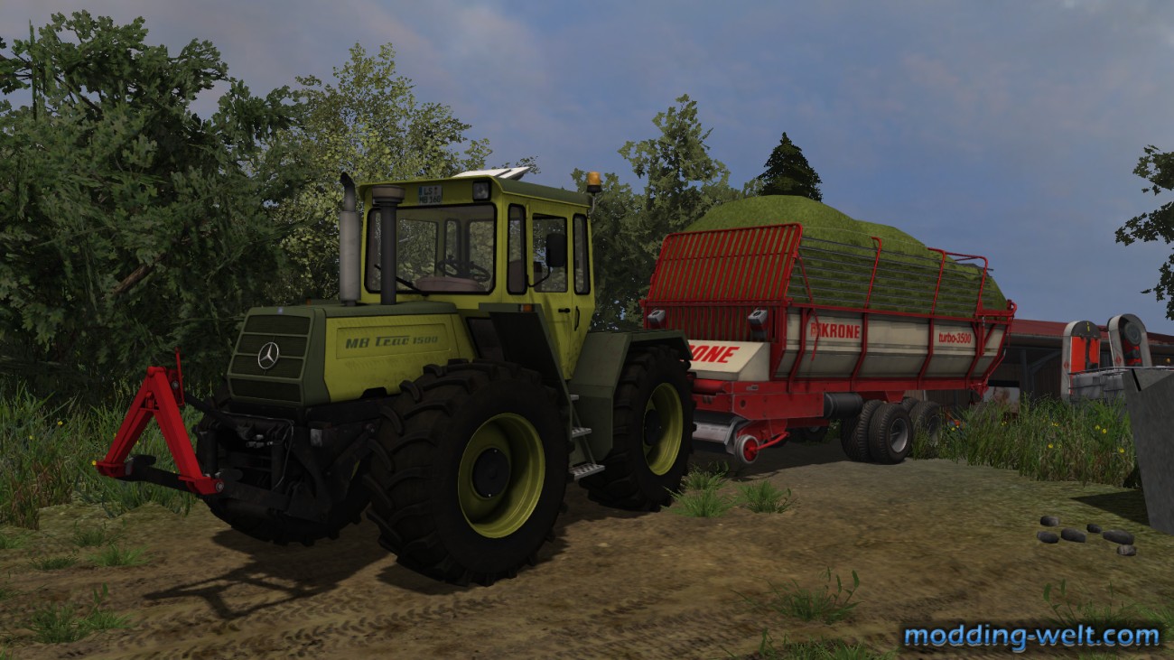 MB Trac 1500 und Krone Turbo