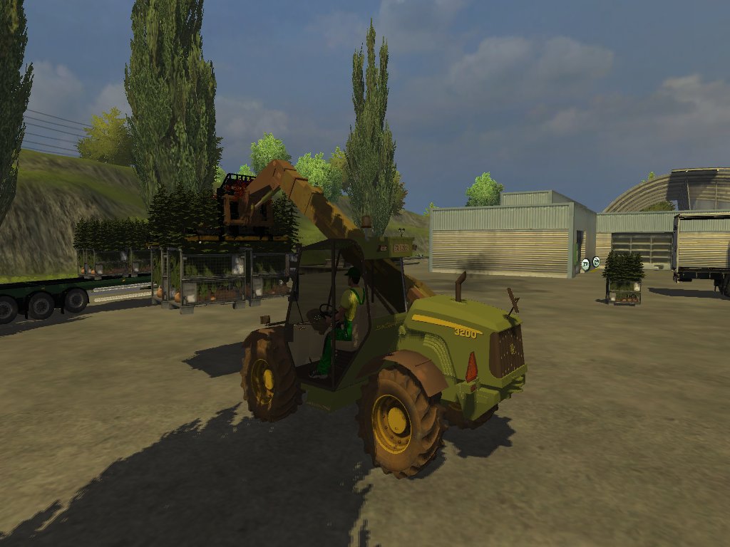 Verladen und Transport der Setzlinge