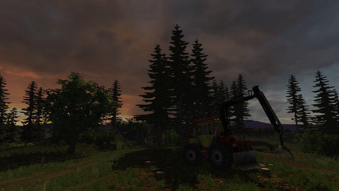 Sonnenuntergang in Holzhausen