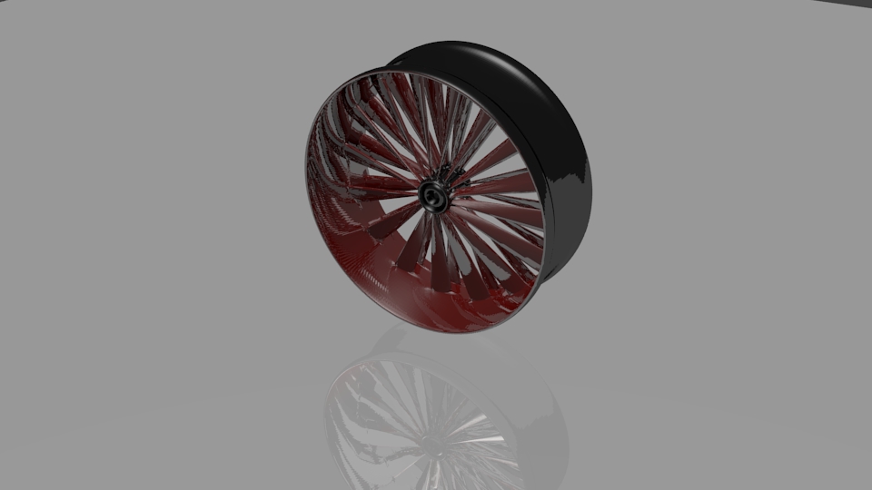 Tiefbettfelge Blender Render