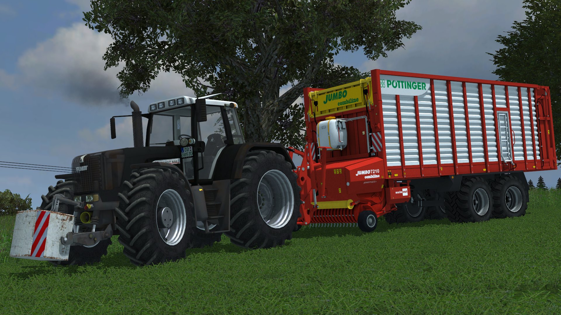 Fendt 930 "Black Beauty" mit Pöttinger Jumbo 7210 Combiline
