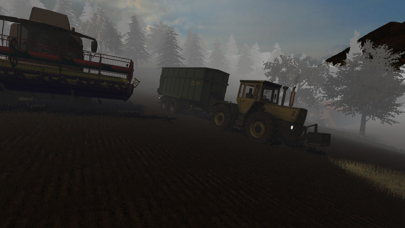 Fertig mit Dreschen