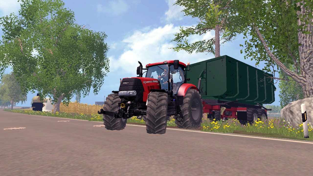 Bisschen Silo fahren mit dem neuen Hänger