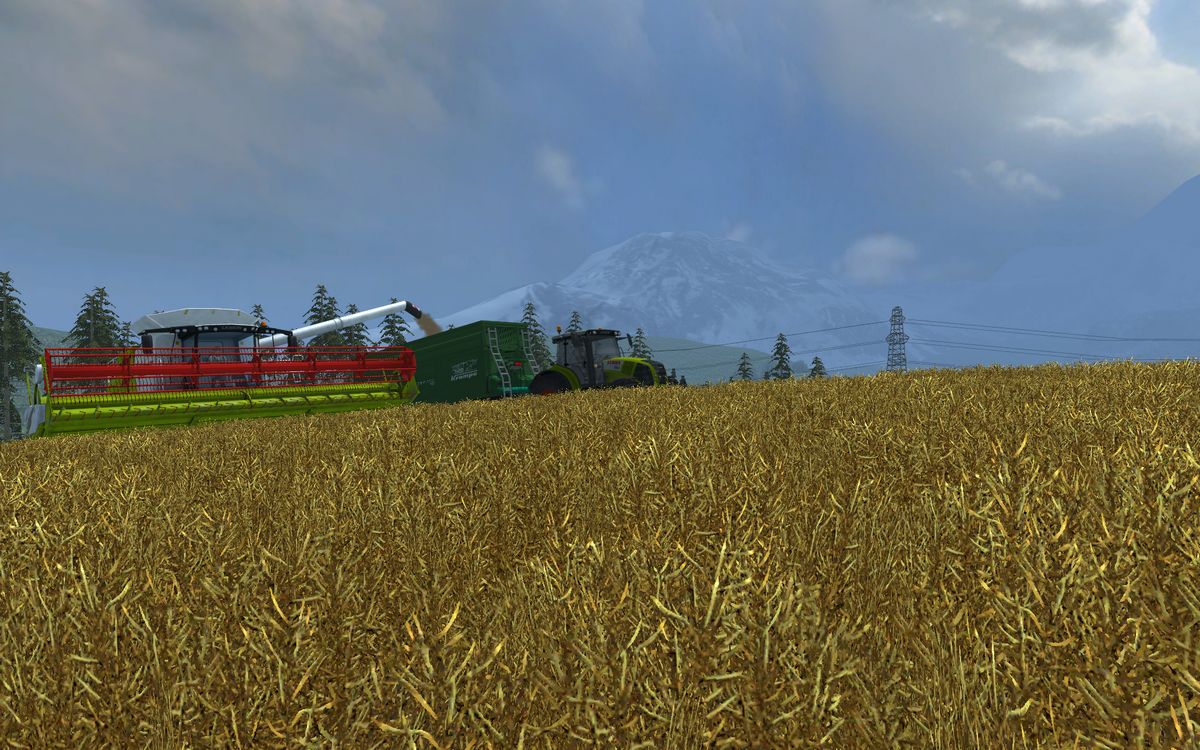 Lexion 770 bei der Arbeit.