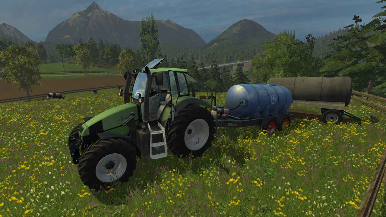 Wasser fahren mit meinem Deutz :D