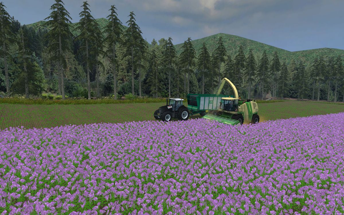 Krone & Claas bei der Arbeit